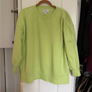 Kersh Light Green Casual Soft and Cosy Sweatshirt